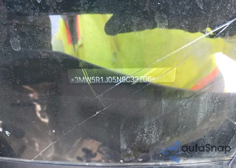 2022 BMW 330I из США, поврежденный, VIN 3MW5R1J05N8C33706